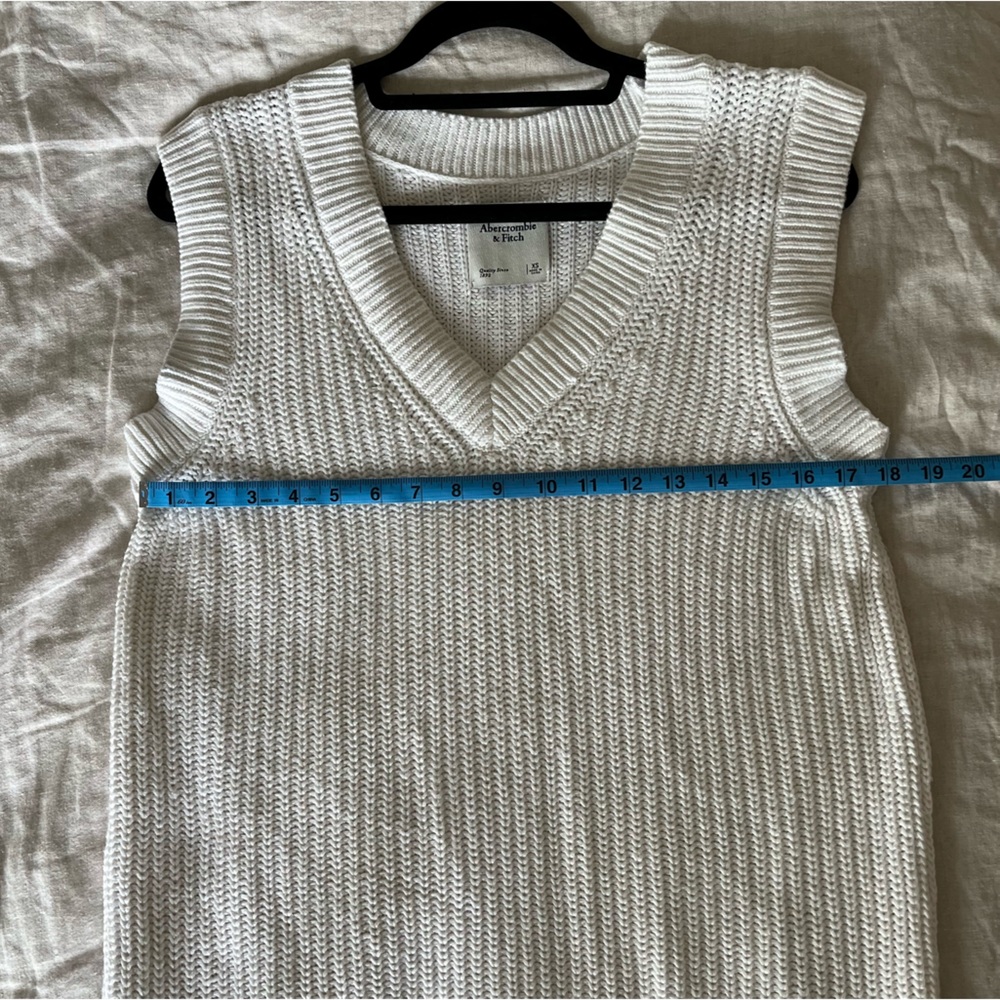 Abercrombie Sleeveless Vest Sweater Dress Size XS - Picture 8 of 10